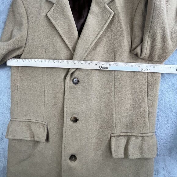 VTG Austin Scott Coat Men's Size 46 Wool Winter Heavy Overcoat 90s Cold Weather - Picture 5 of 16